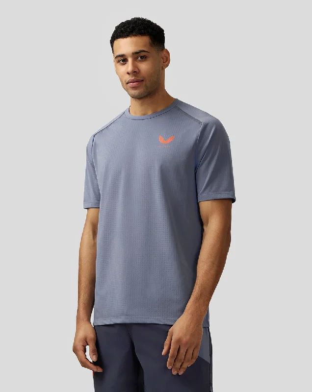 Men’s Apex Short Sleeve Aeromesh T Shirt - Light Blue