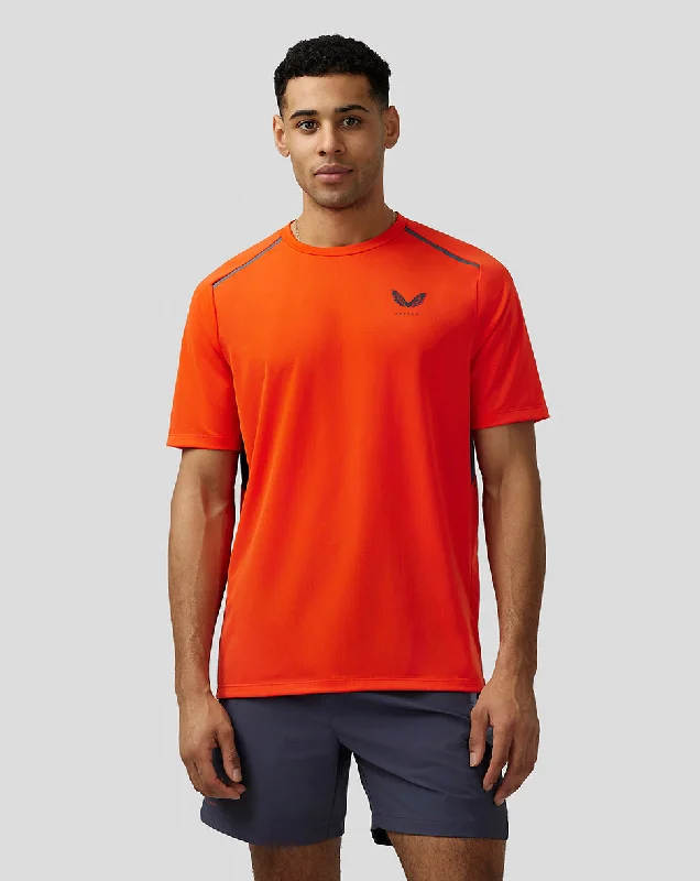 Men’s Apex Short Sleeve Aeromesh T Shirt - Orange