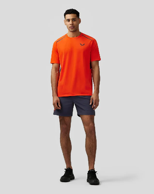 Men’s Apex Short Sleeve Aeromesh T Shirt - Orange