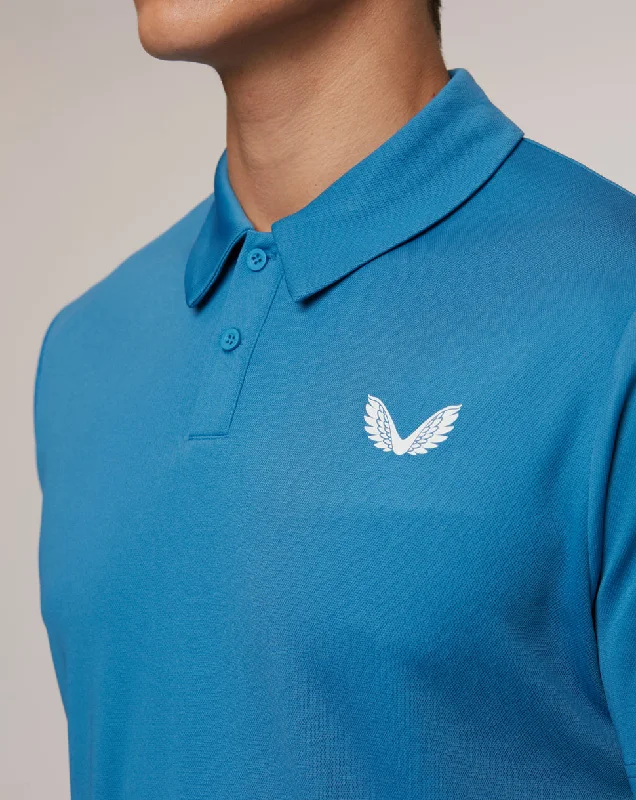 Azure Tota Golf Performance Short Sleeve Polo