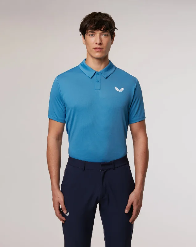 Azure Tota Golf Performance Short Sleeve Polo