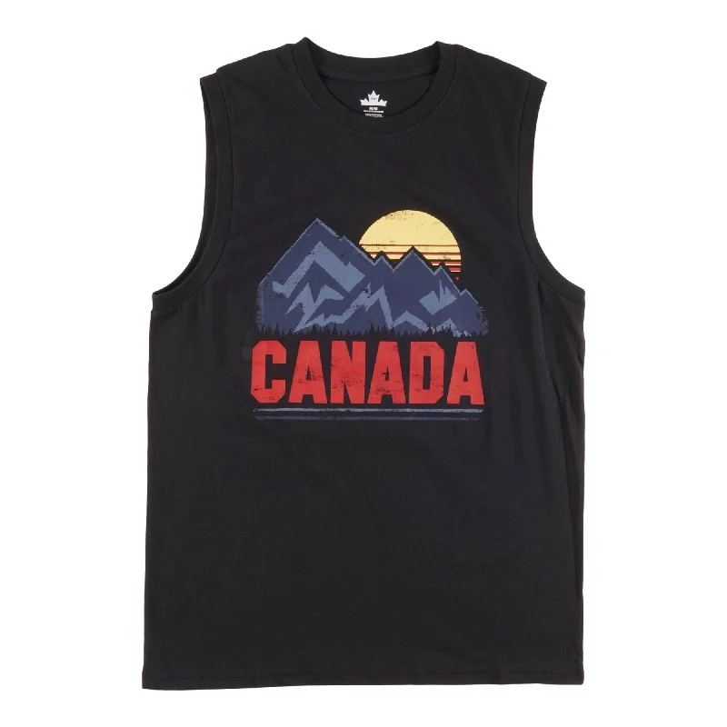 Canada Eh! Men's Canada Day Cotton Muscle Top