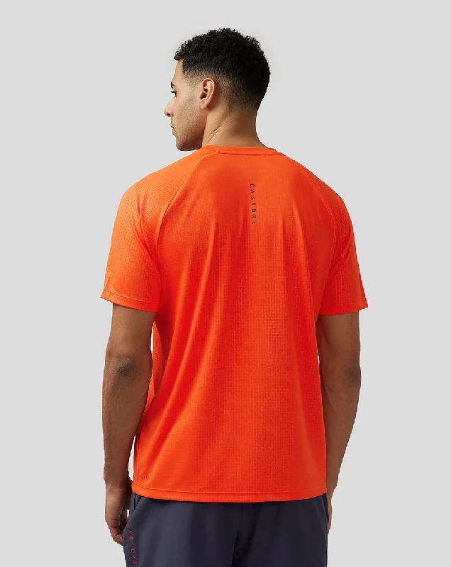 Men’s Adapt Short Sleeve Printed T Shirt - Orange