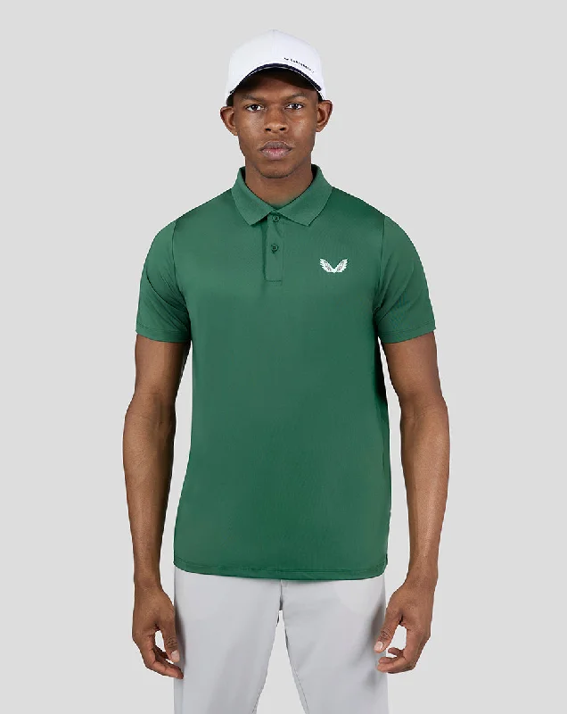 Hunter Green Golf Breathable Polo