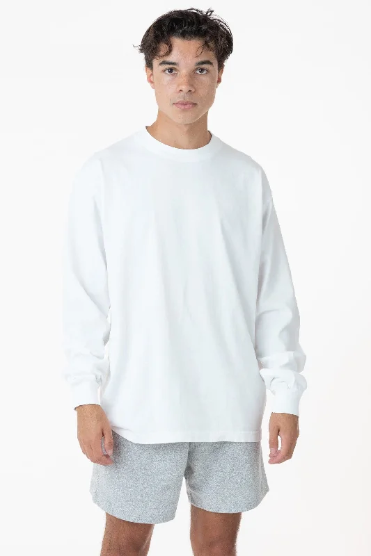 1807GD - 6.5oz Long Sleeve Garment Dye Crew Neck T-Shirt