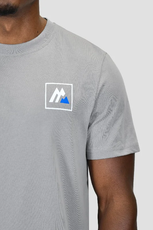 M Box Logo T-Shirt - Platinum Grey