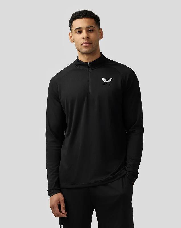 Men’s Adapt Quarter Zip Top - Black