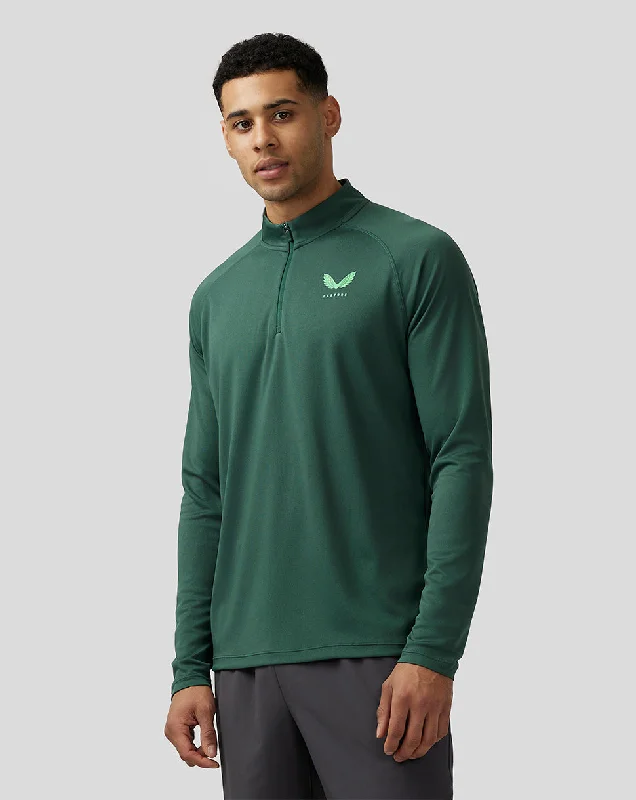 Men’s Adapt Quarter Zip Top - Green