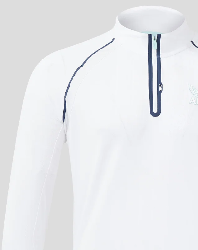 Men’s AMC Aeromesh Quarter Zip - White