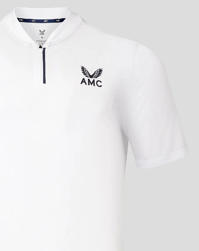 Men’s AMC Short Sleeve Active Polo Top – White