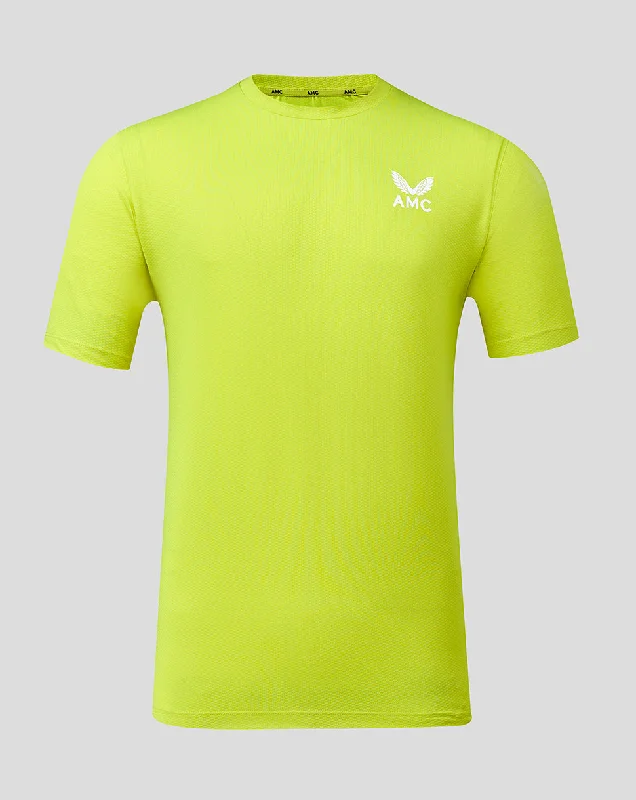 Men’s AMC Short Sleeve Tennis T Shirt – Chartreuse Green