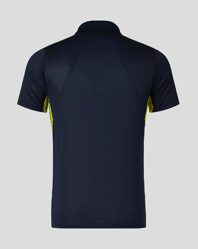 Men’s AMC Short Sleeve Technical Polo Top – Midnight Navy