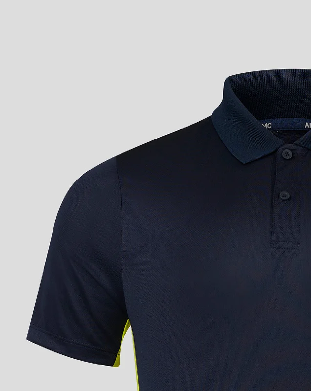 Men’s AMC Short Sleeve Technical Polo Top – Midnight Navy