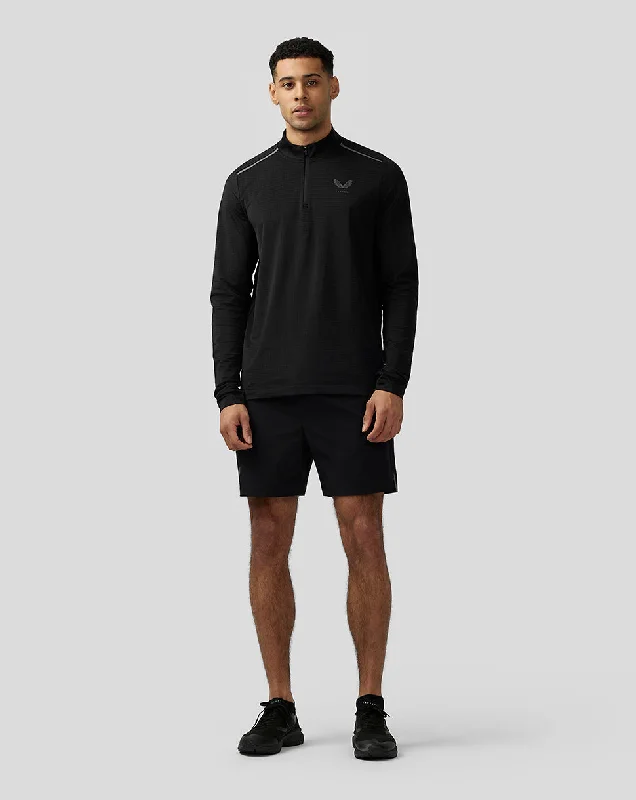 Men’s Apex Aeromesh Quarter Zip - Black