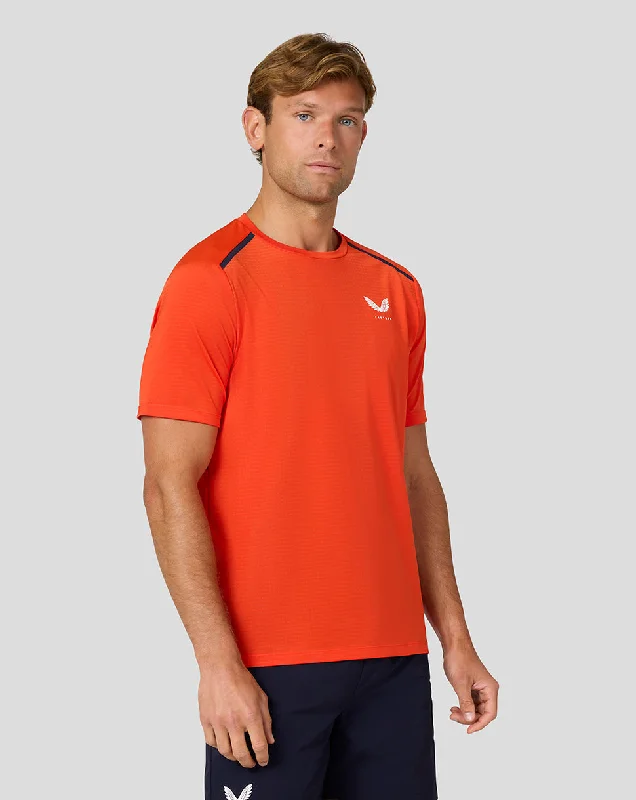 Men’s Apex Aeromesh T Shirt - Fiesta