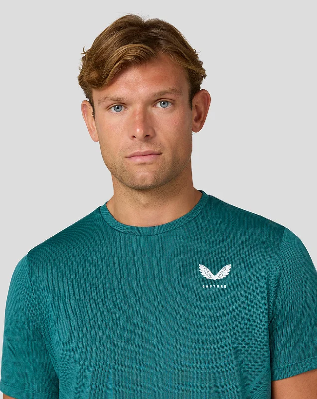 Men’s Apex Knit T-Shirt – Aqua