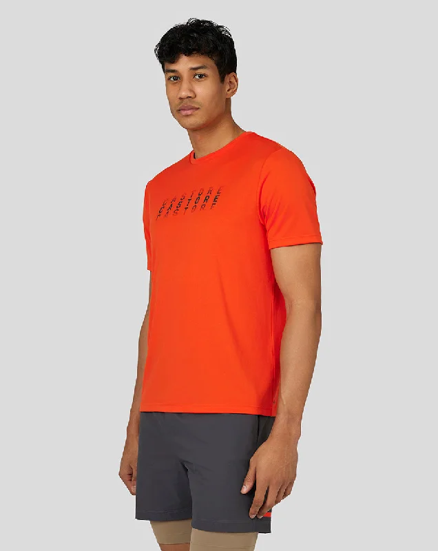 Men’s Flow Short Sleeve Graphic T-Shirt - Deep Orange