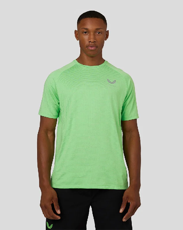 Men’s Flow Short Sleeve Panel T-Shirt - Bright Green