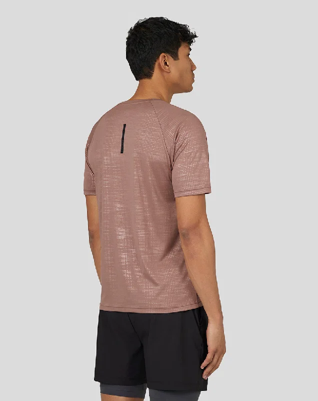 Men’s Flow Short Sleeve Printed T-Shirt - Peach Clay