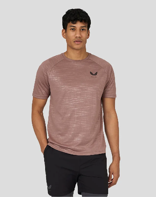 Men’s Flow Short Sleeve Printed T-Shirt - Peach Clay