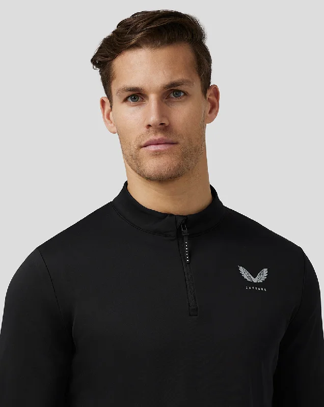 Men’s Golf Club Classic Quarter Zip Top - Black