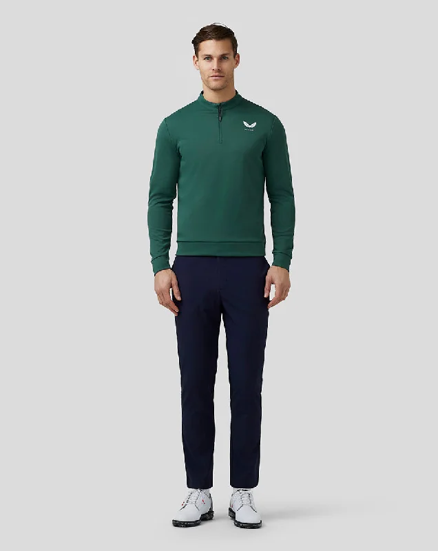 Men’s Golf Club Classic Quarter Zip Top - Green