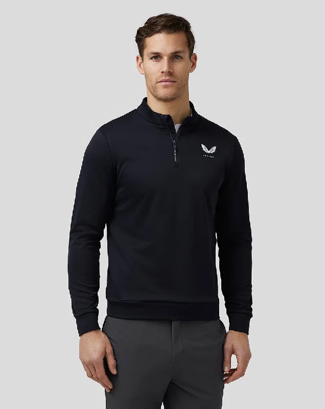 Men’s Golf Club Classic Quarter Zip Top - Midnight Navy