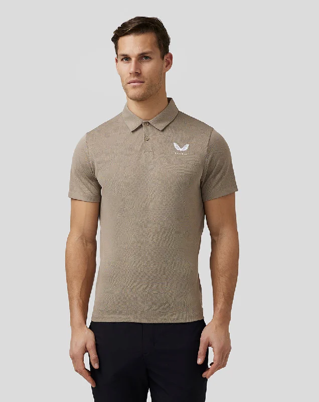 Men’s Golf Engineered Knit Polo - Clay