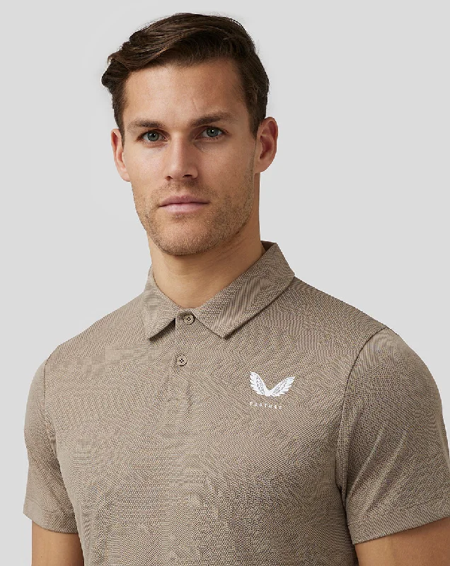 Men’s Golf Engineered Knit Polo - Clay