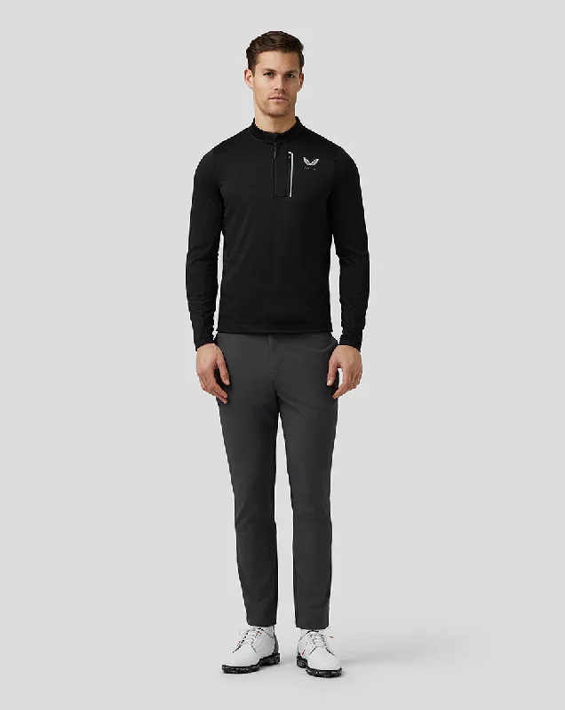 Men’s Golf Pinnacle Tech Half Zip Top - Black