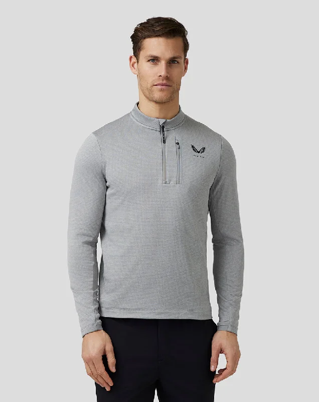 Men’s Golf Pinnacle Tech Half Zip Top - Steel