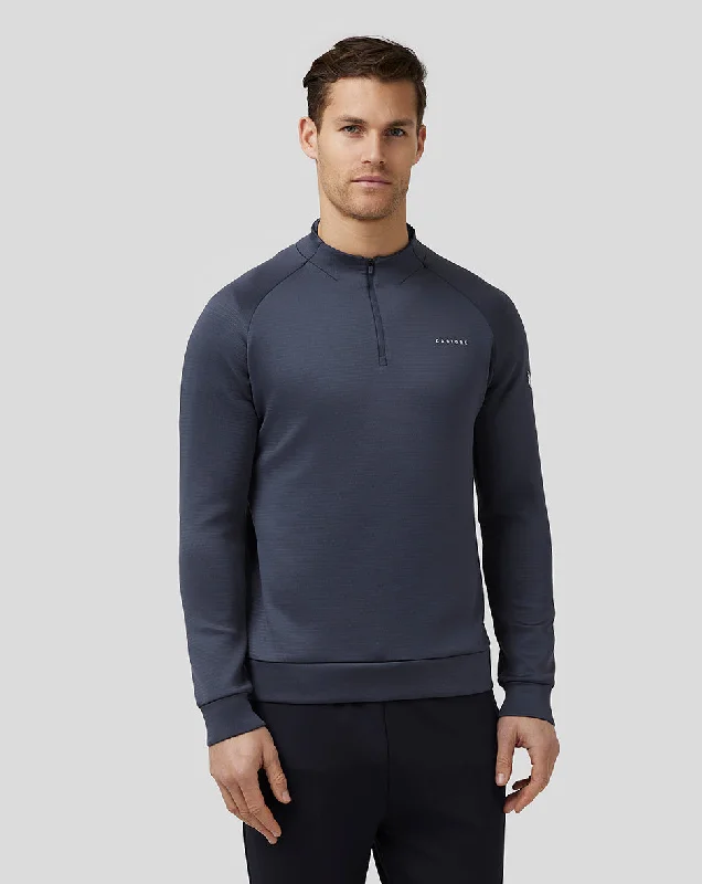 Men’s Aeroscuba 1/4 Zip – Pewter Blue