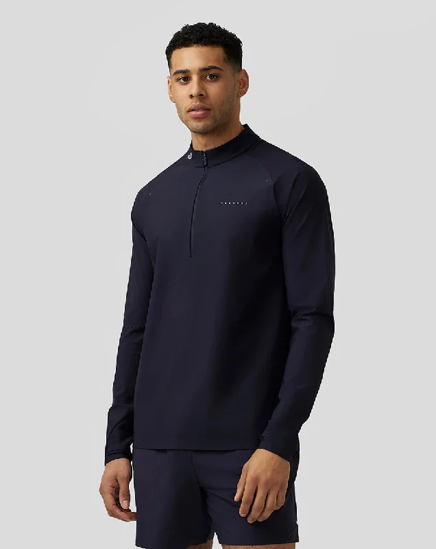 Men’s Zone Ventilation Quarter Zip - Midnight Navy