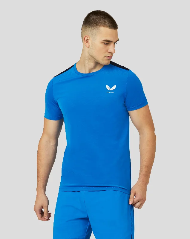 Men's Apex Short Sleeve Active Mesh T-Shirt - Ultra Blue/Navy