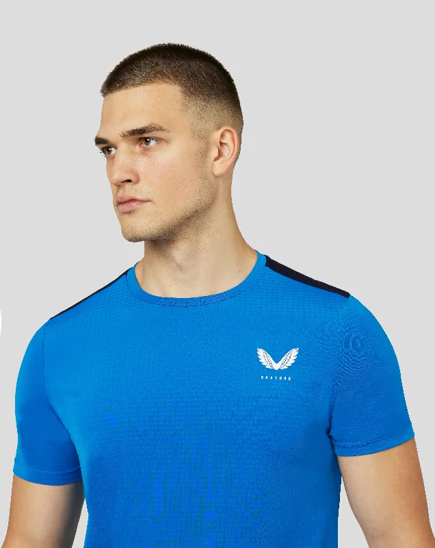 Men's Apex Short Sleeve Active Mesh T-Shirt - Ultra Blue/Navy