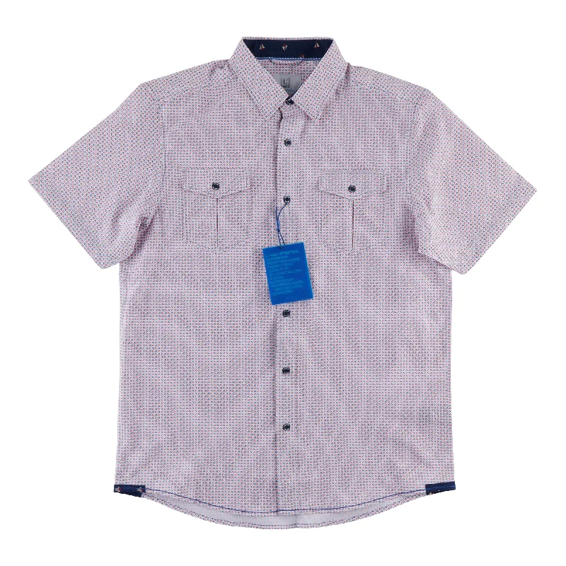 Men's Collared Short Sleeve Shirt