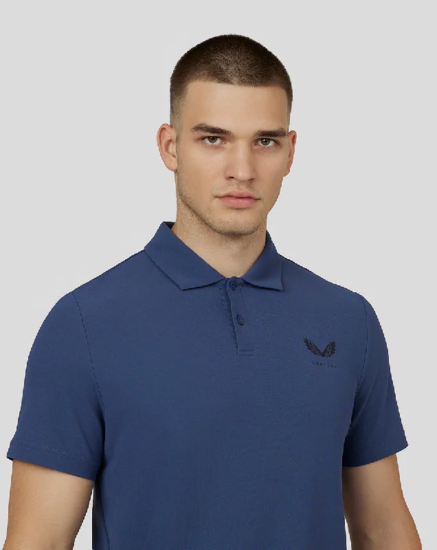 Men's Golf Short Sleeve Essential Polo - Oceana Blue