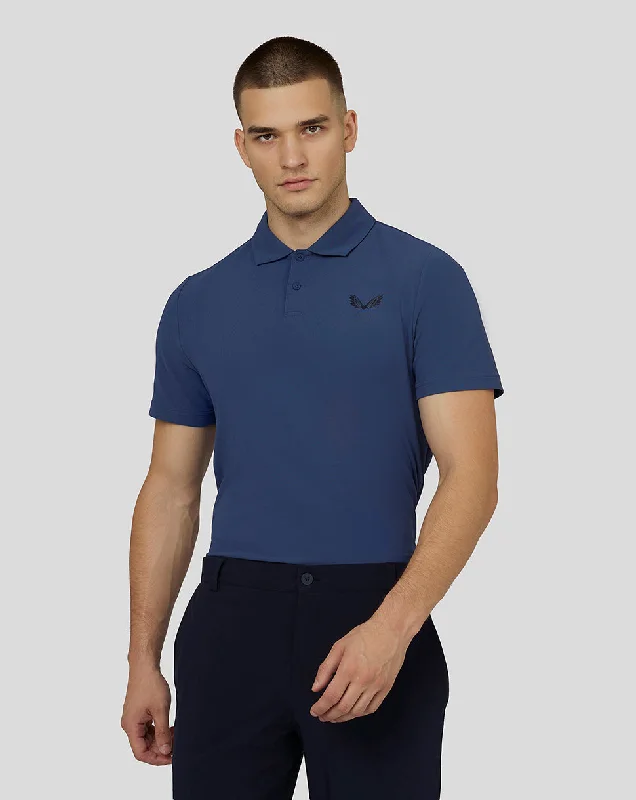 Men's Golf Short Sleeve Essential Polo - Oceana Blue