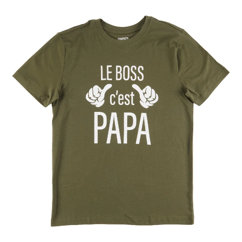 Men's French Father's Day Themed Graphic T-Shirt