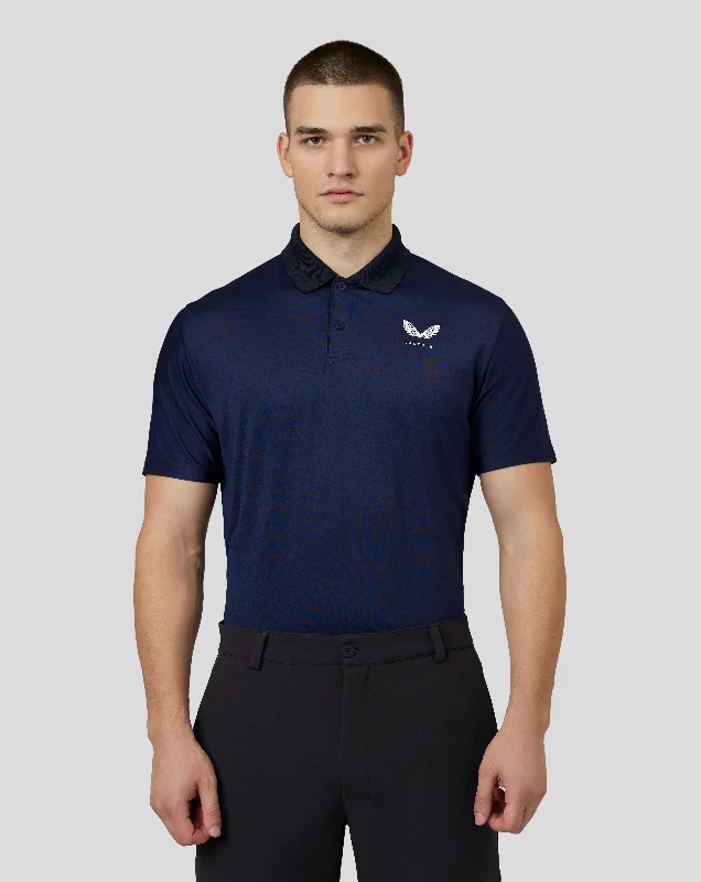 Men's Golf Short Sleeve Breathable Polo - Midnight Navy