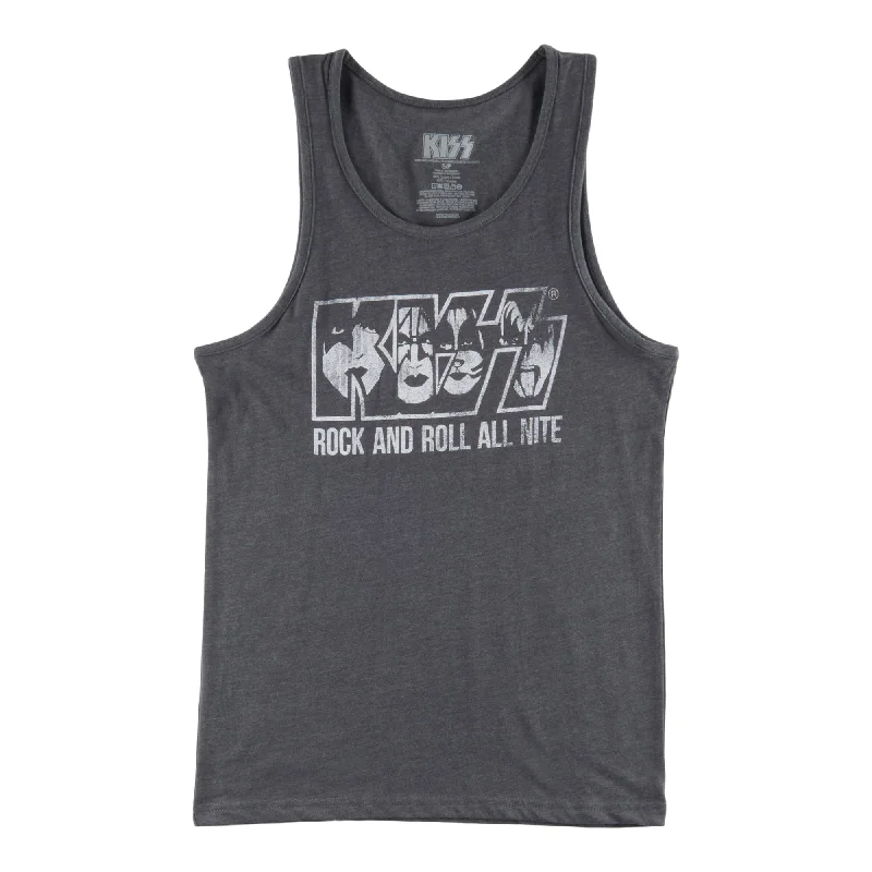 Men's Licensed Rock Tank Top, Kiss