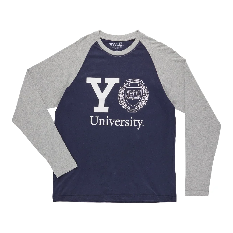 Men's Licensed Yale Long Sleeve T-Shirt