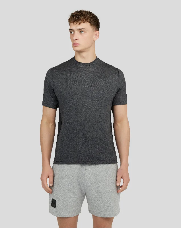 Men's Mesh Mix T-shirt - Charcoal Marl