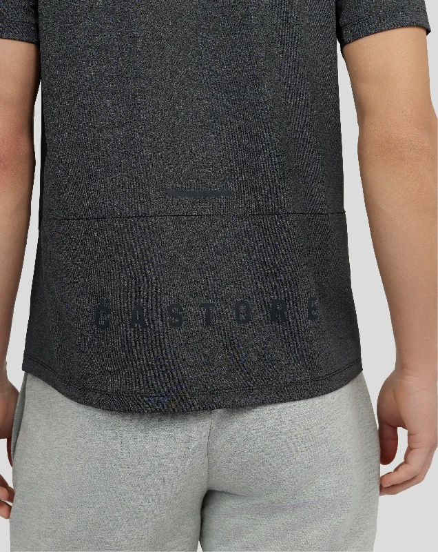 Men's Mesh Mix T-shirt - Charcoal Marl