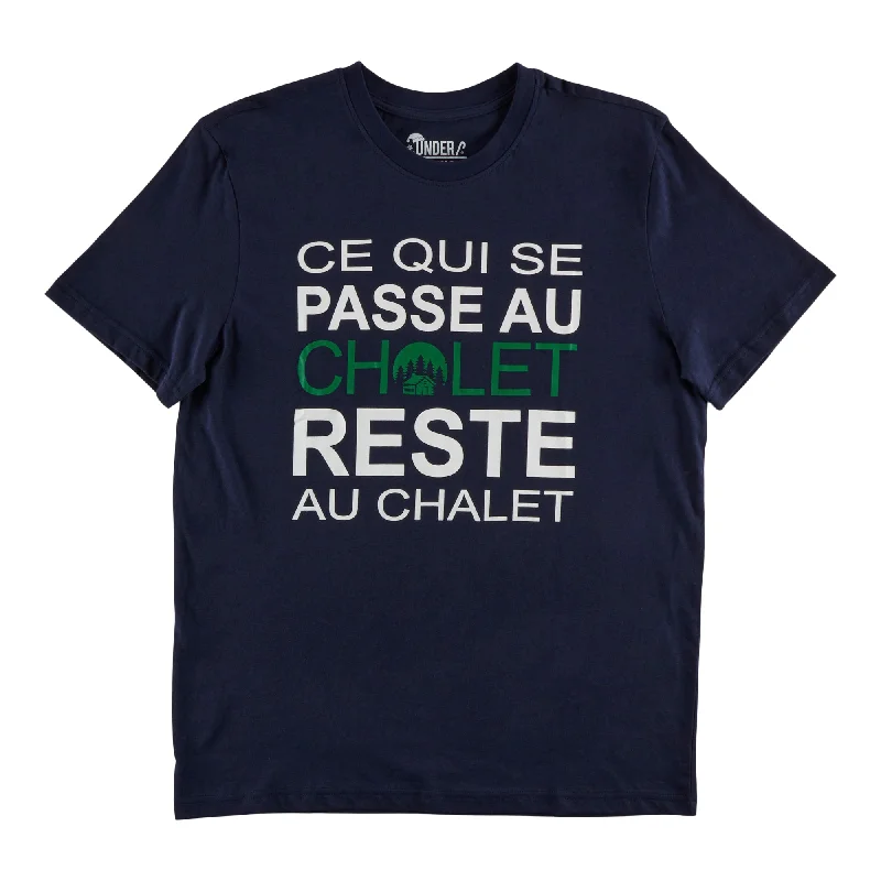 Men's Novelty Holiday Graphic T-Shirt, French