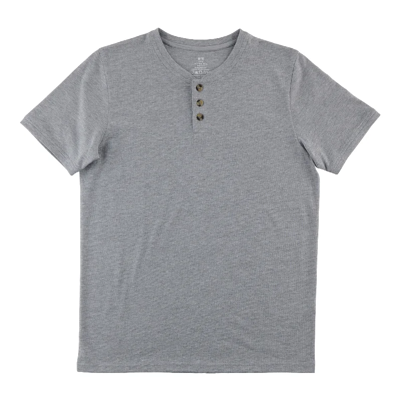 Men's Short Sleeve Waffle Henley T-Shirt