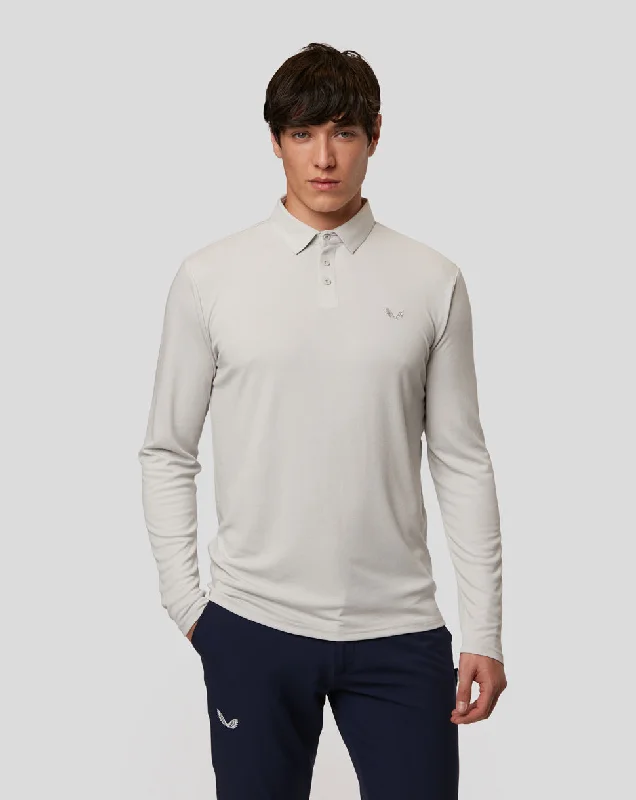 Mist Golf Long Sleeve Bonded Polo