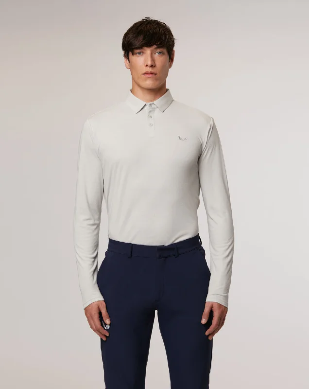 Mist Golf Long Sleeve Bonded Polo