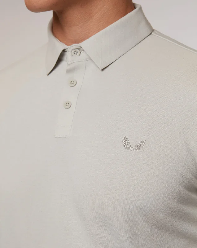 Mist Golf Long Sleeve Bonded Polo