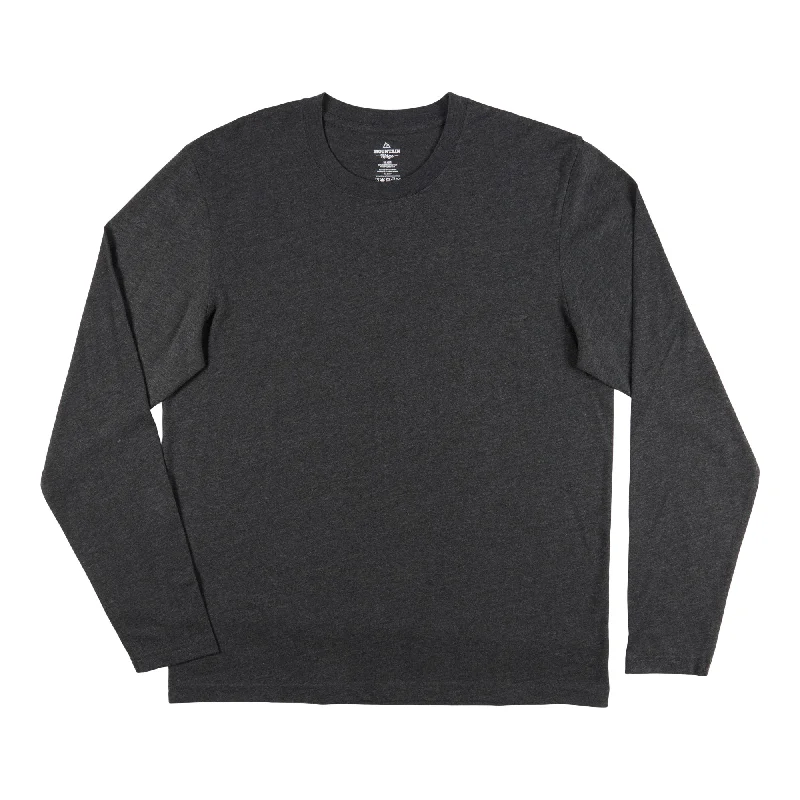 Mountain Ridge Men's Basic Long Sleeve Crew Neck Top